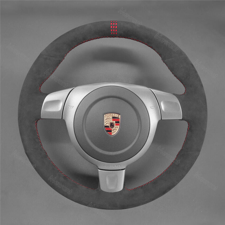 Steering Wheel Cover for Porsche 911 997 Boxster 987 Cayman 2006-2009