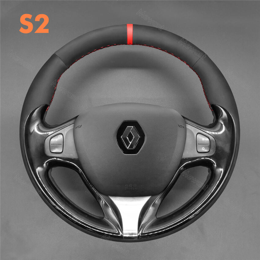 Steering Wheel Cover for Renault Clio 4 Captur Samsung QM3 2012-2016