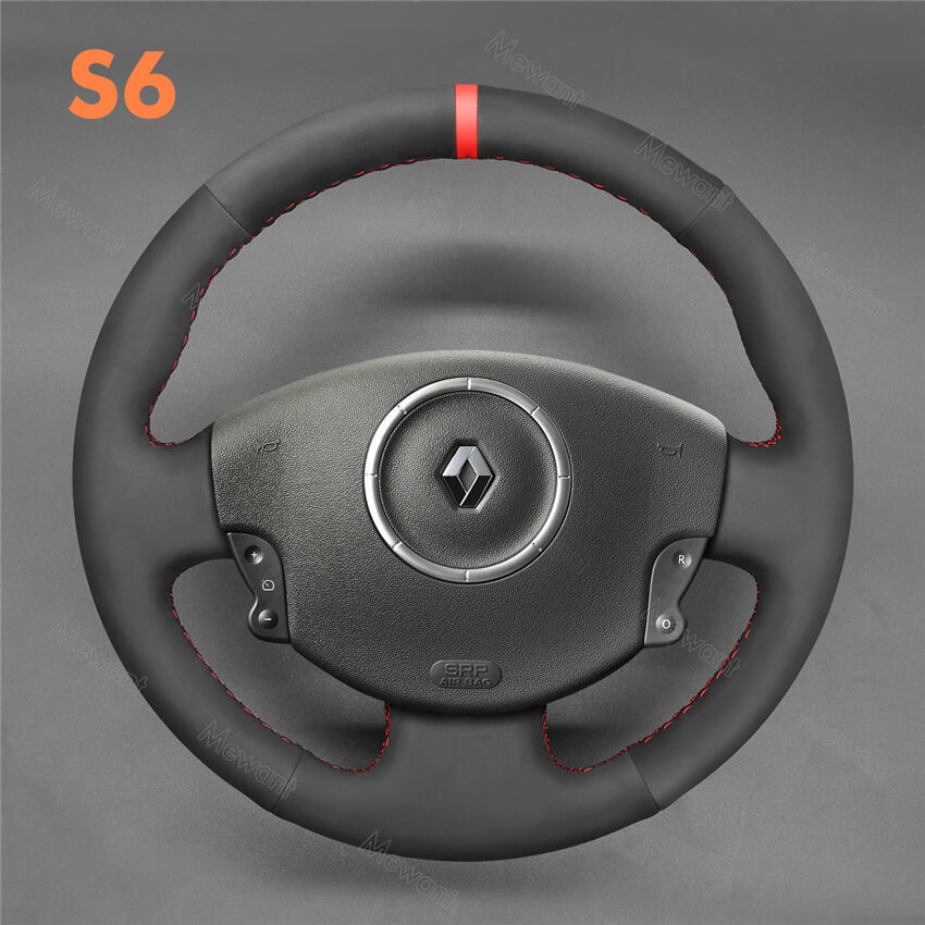 Steering Wheel Cover for Renault Megane 2 Scenic 2 Grand Scenic Kangoo 2 2003-2013