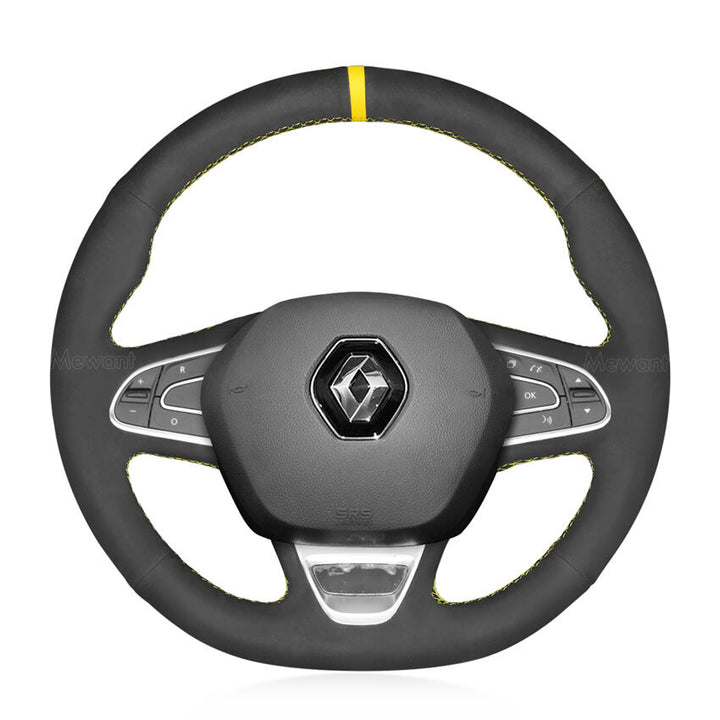 Steering Wheel Cover for Renault Megane 4 Scenic 4 Grand Scenic Kadjar Koleos Talisman Espace Samsung QM6 SM6 2015-2020