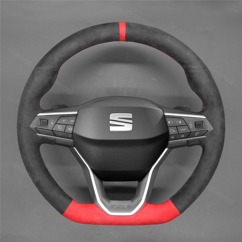 Steering Wheel Cover for Seat Leon Cupra Leon Ateca Tarraco 2020-2021