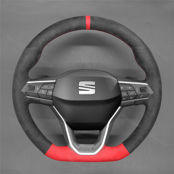 Steering Wheel Cover for Seat Leon Cupra Leon Ateca Tarraco 2020-2021