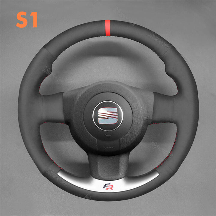 Steering Wheel Cover for Seat Leon FR Cupra MK2 1P Ibiza FR 6L 2005-2009
