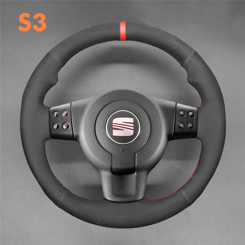 Steering Wheel Cover for Seat Leon FR Cupra MK2 1P Ibiza FR 6L