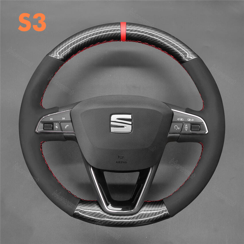 Steering Wheel Cover for Seat Leon Toledo Arona 2013-2020