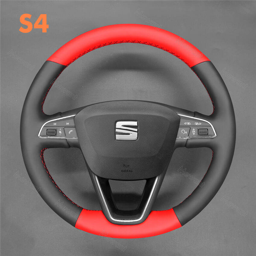Steering Wheel Cover for Seat Leon Toledo Arona 2013-2020