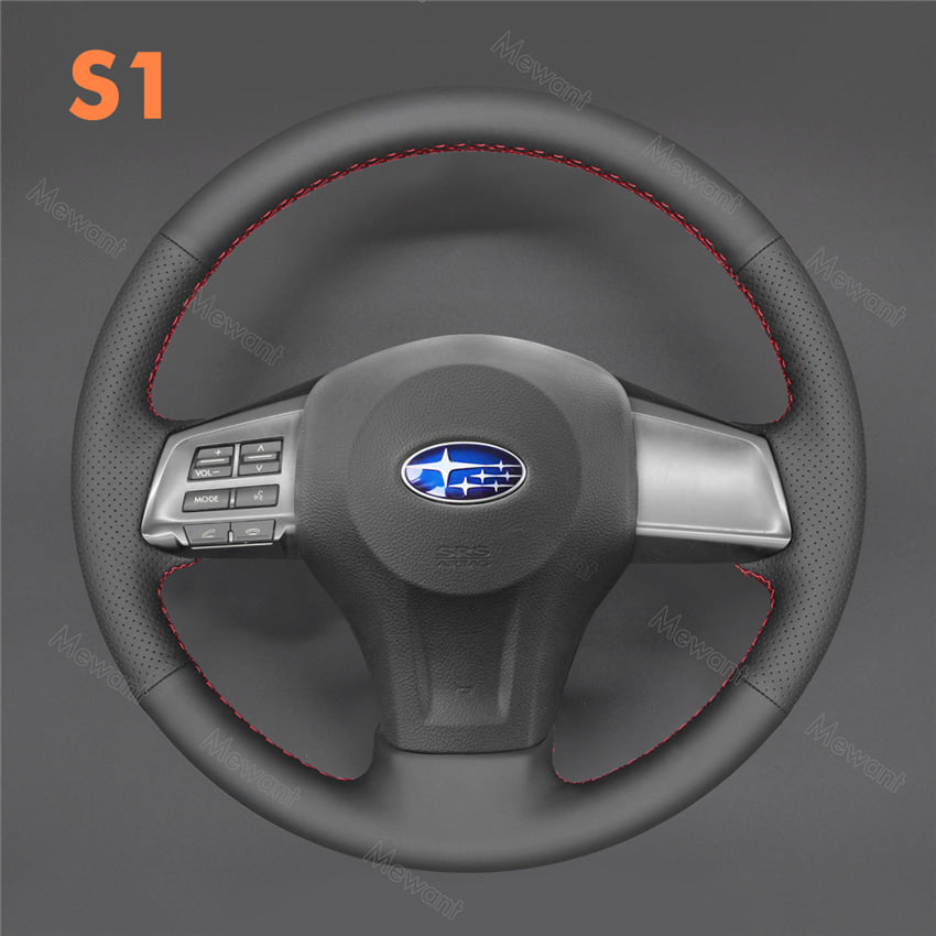 Steering Wheel Cover for Subaru Impreza Forester Legacy XV Outback 2012-2016 - Stitchingcover