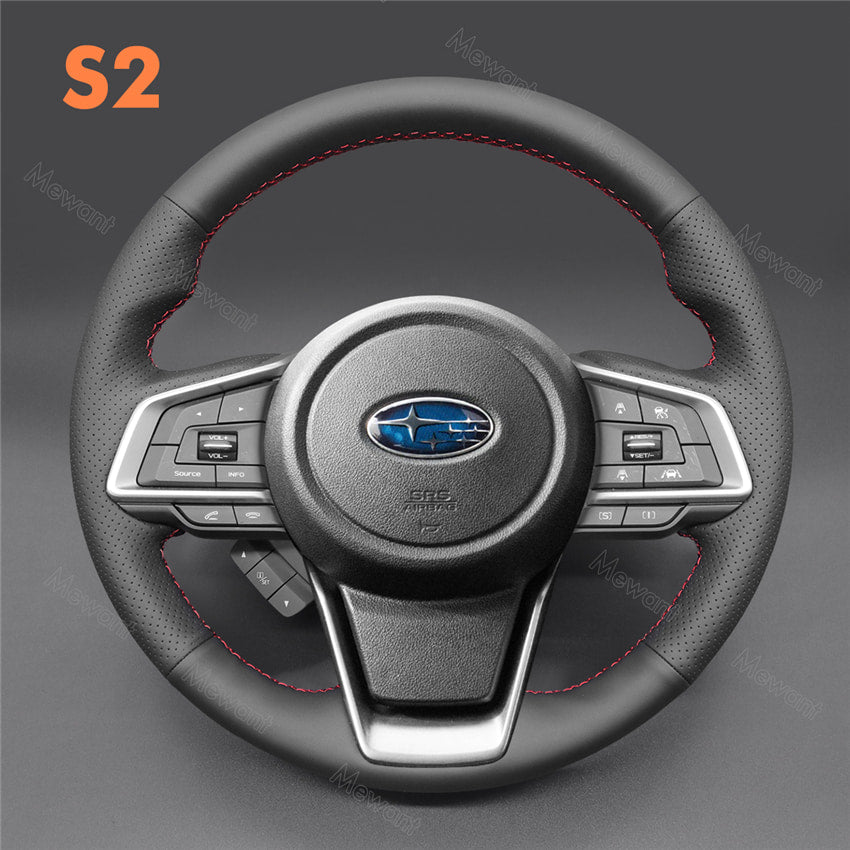 Steering Wheel Cover for Subaru Impreza Ascent Crosstrek Forester Outback Legacy - Stitchingcover