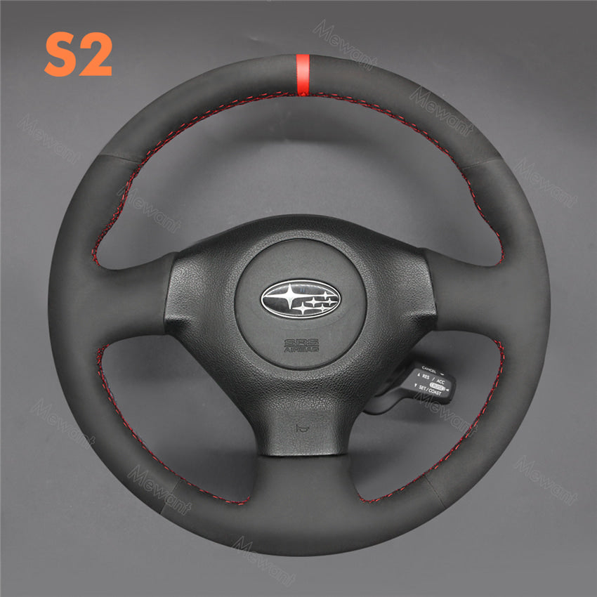 Steering Wheel Cover for Subaru Impreza Forester Legacy Outback 2005-2007 - Stitchingcover