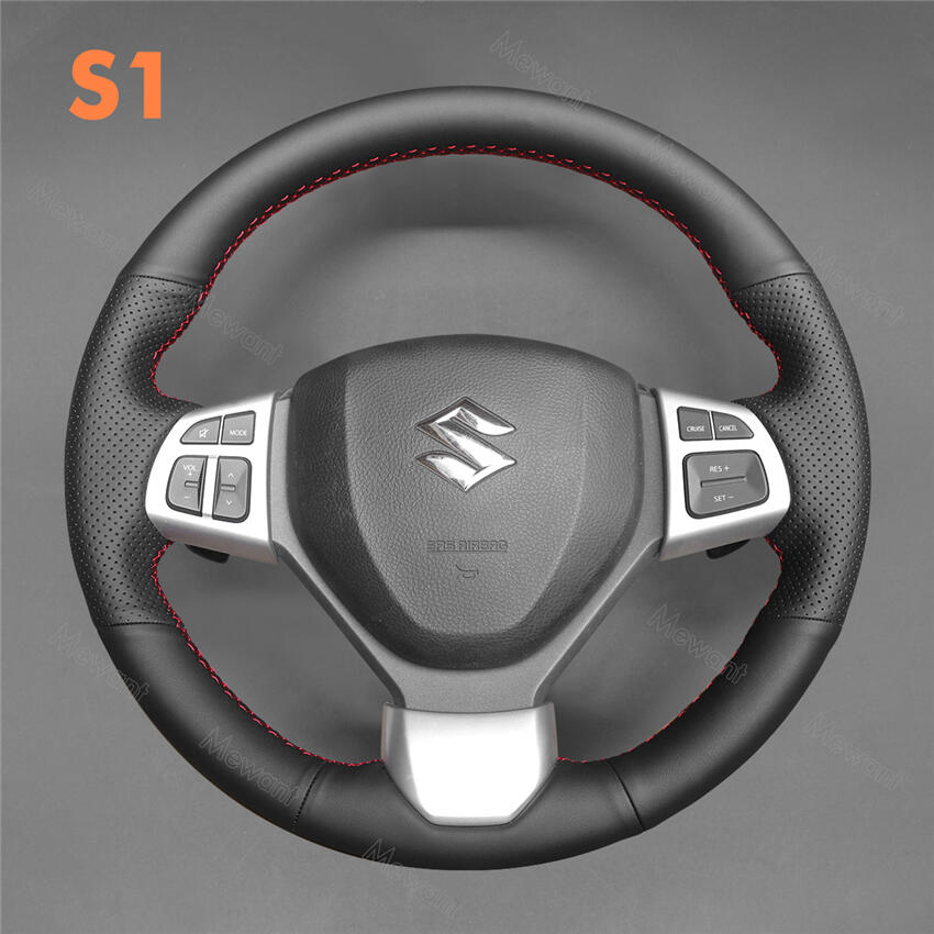 Steering Wheel Cover for Suzuki Swift Sport Vitara S 2012-2019