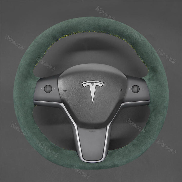 Steering Wheel Cover for Tesla model 3 3P model Y Performance YP