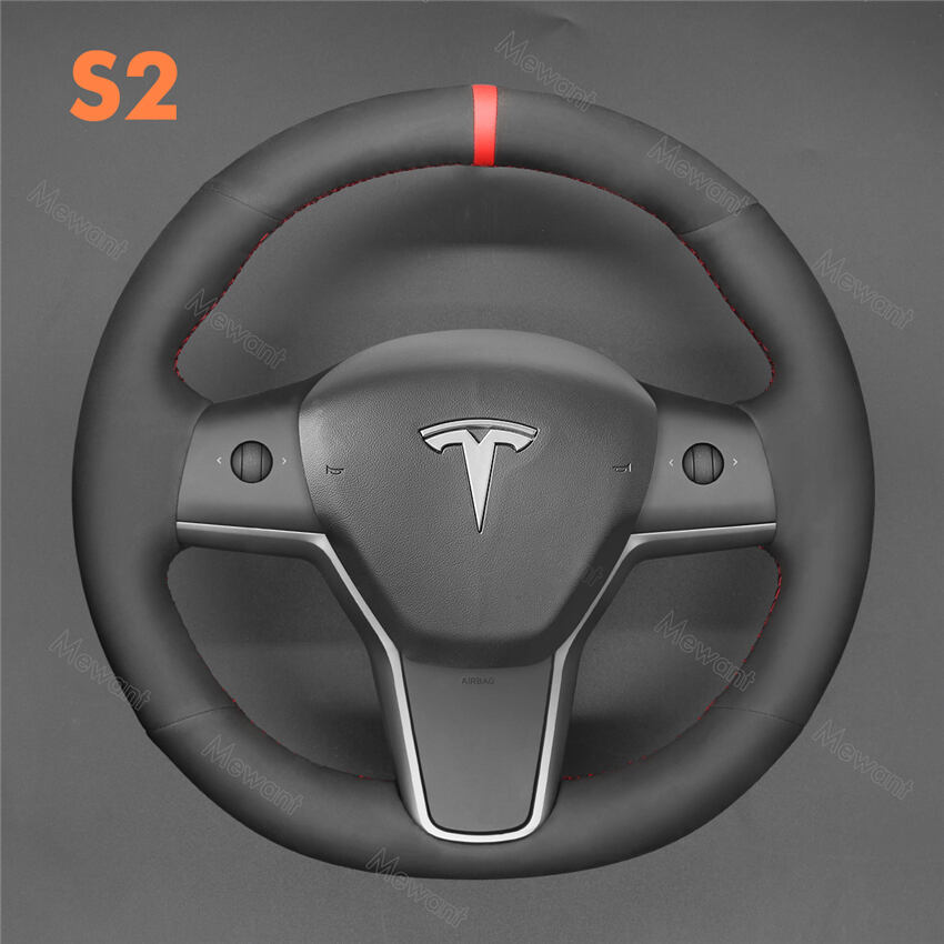 Steering Wheel Cover for Tesla model 3 3P model Y Performance YP