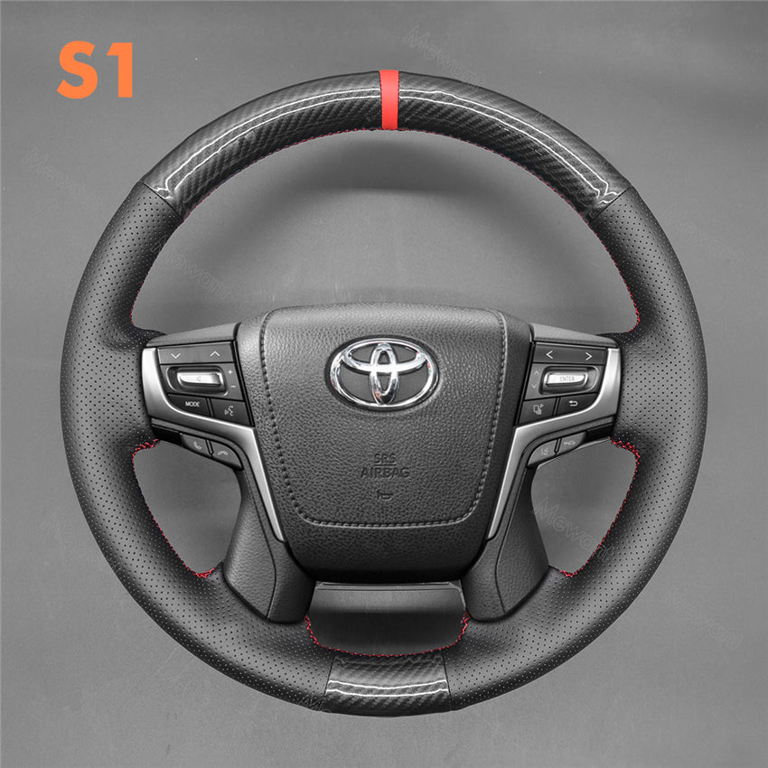 Steering Wheel Cover for Toyota Land Cruiser 2015-2020 Land Cruiser Prado 2017-2020 Crown 2012-2018