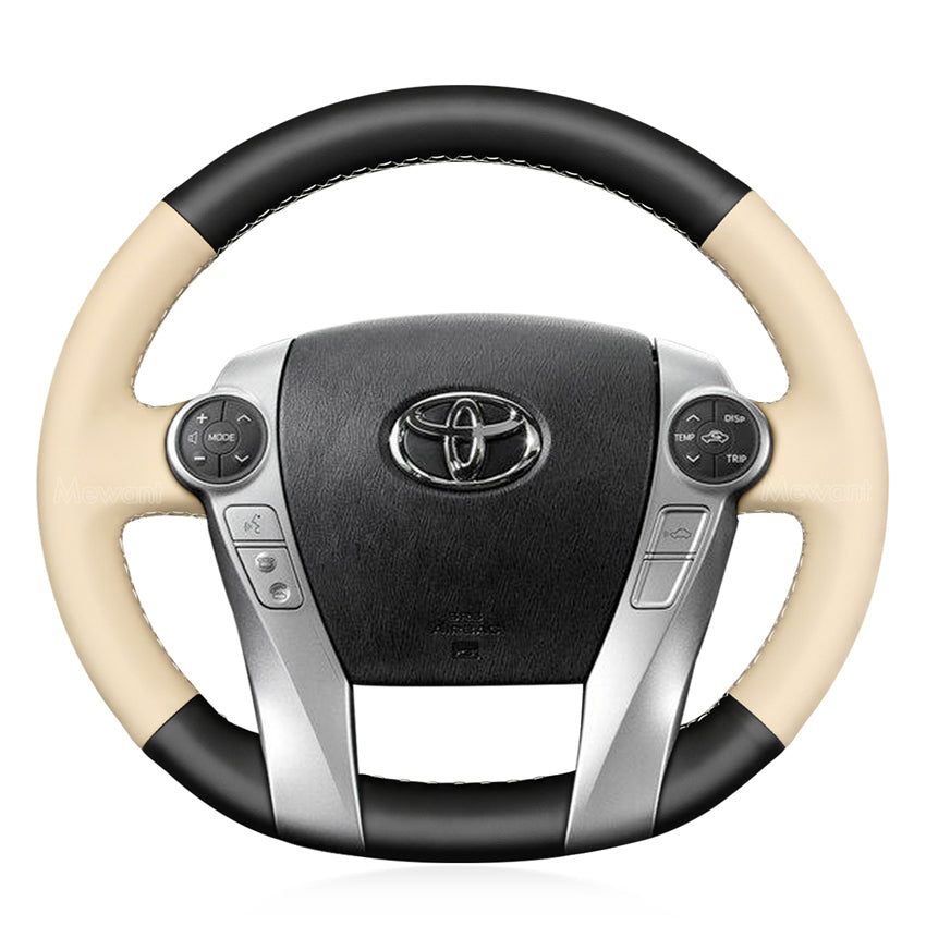 Steering Wheel Cover for Toyota Prius 30 XW30 2009-2015 Prius+ 2011-2020 Prius C 2011-2020 Prius V 2011-2020 Aqua 2014-2015