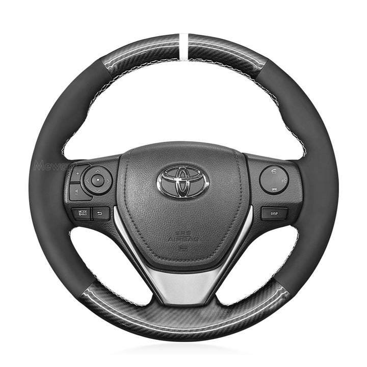 Steering Wheel Cover for Toyota RAV4 Corolla Auris 2012-2019 Corolla iM 2017-2018 Isis 2012-2017