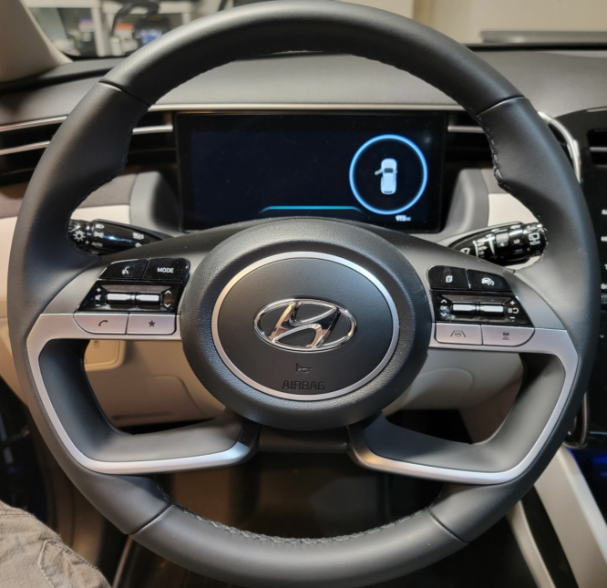 Steering Wheel Cover for  for Hyundai Tucson i20 i30 Bayon 2020-2022