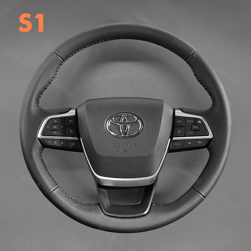 Steering Wheel Cover for Toyota Highlander Sienna XSE 2022 - Stitchingcover