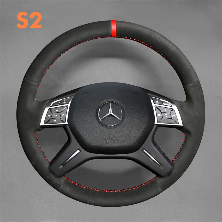 Steering Wheel Cover for Mercedes benz W166 X166 W463 2012-2018